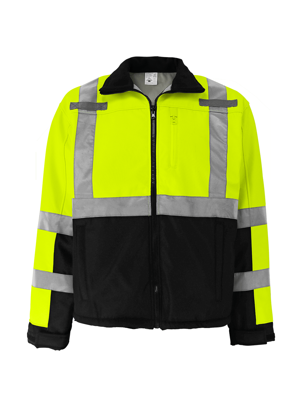 FrogWear® Premium Fleece-Lined Softshell Jacket - Hi-Viz Apparel